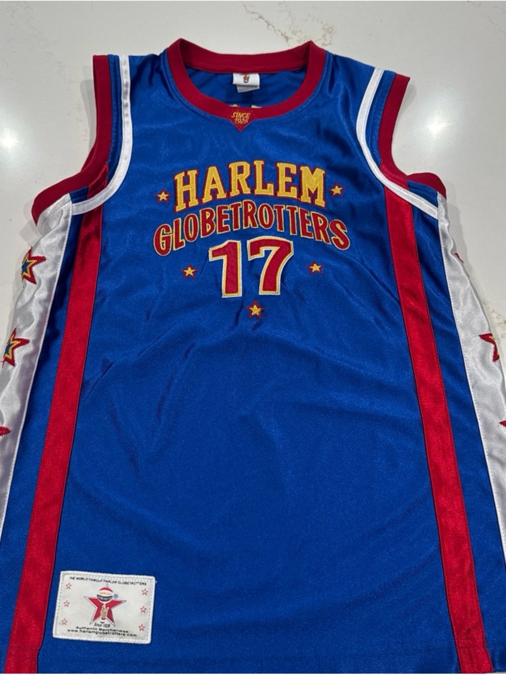 Harlem Globetrotters #17 Sweet J Basketball Jersey